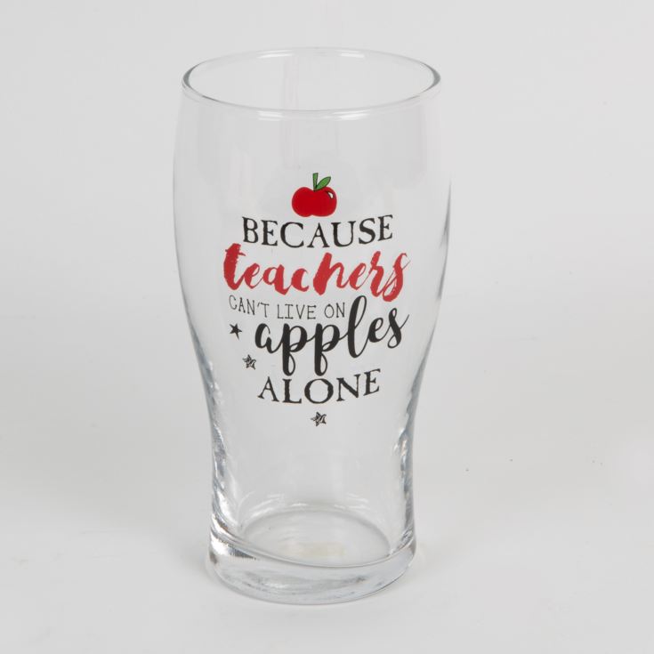 Thank You Teacher Boxed Beer Glass product image