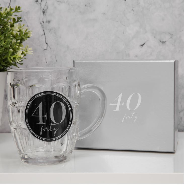 Milestones Glass Tankard - 40 product image