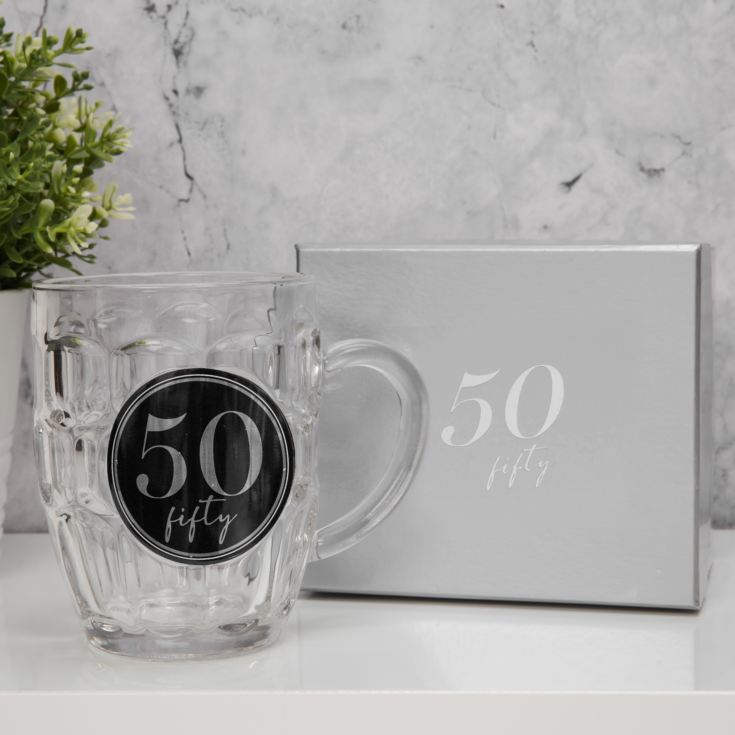 Milestones Glass Tankard - 50 product image