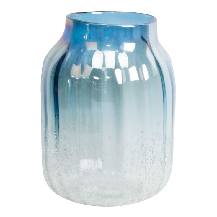 Objet d'art Blue Glass Vase 28.5cm product image