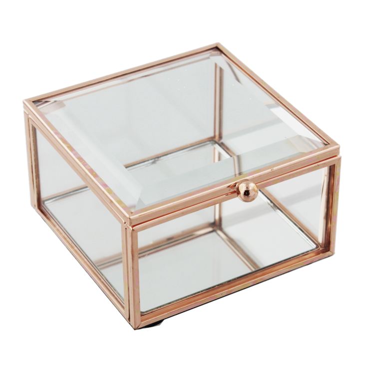 Hestia Jewellery Box Rose Gold Small 9x9cm product image