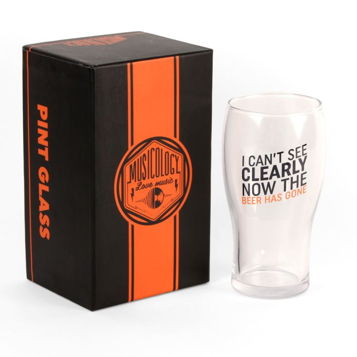 Musicology Beer Glass - I Can't See Clearly Now The Beer product image