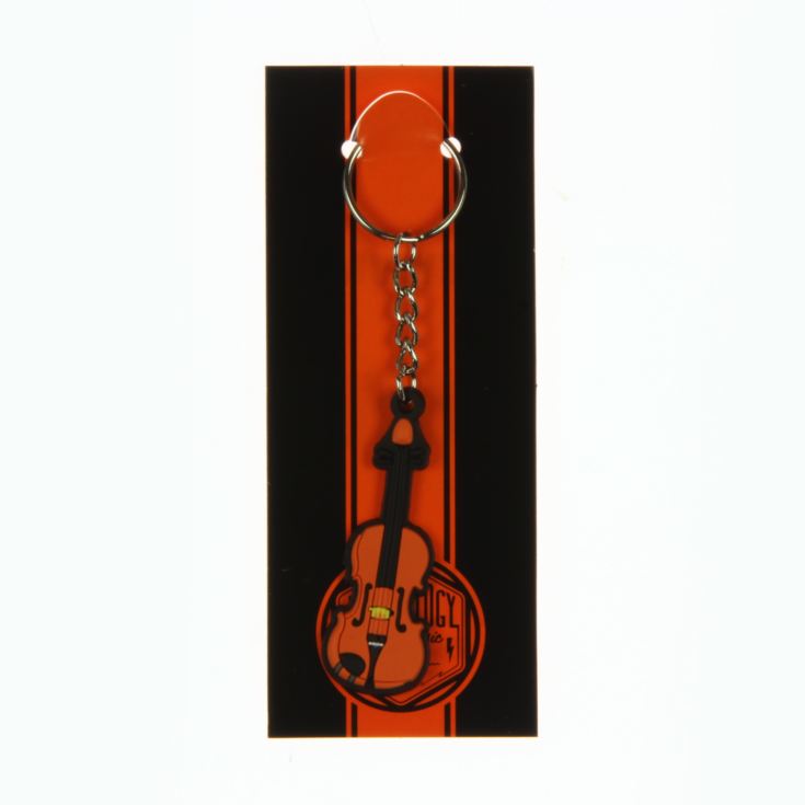 Musicology Silicone Keyring - Violin product image