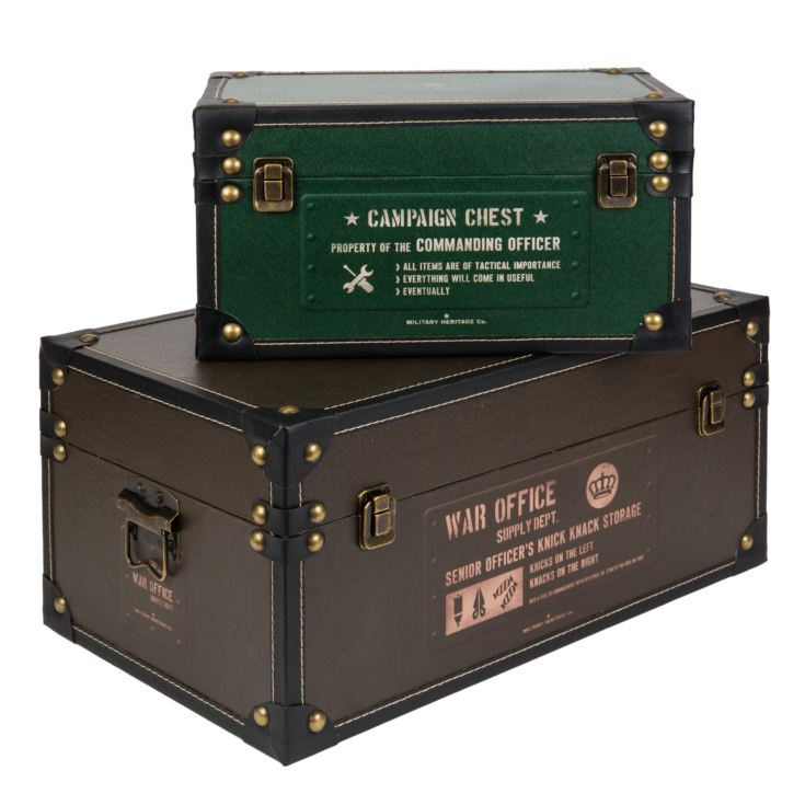 Military Heritage Set of 2 Storage Boxes product image