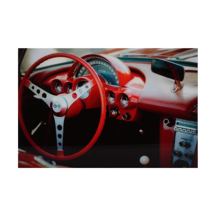 Harvey Makin Glass Wall Plaque - Steering Wheel product image