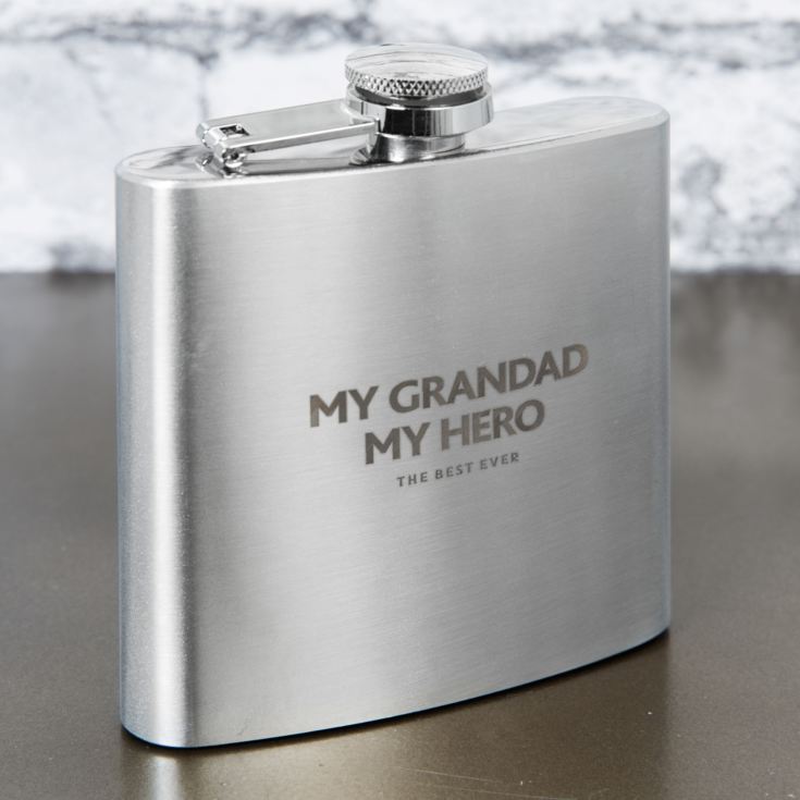 Hero Rectangular Hipflask - My Grandad product image