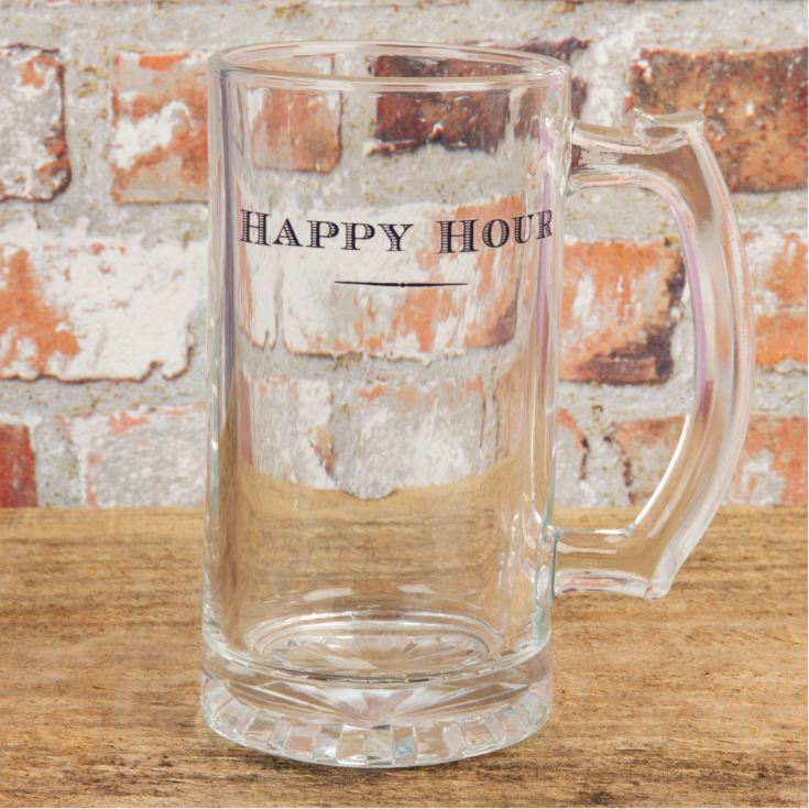 Emporium Victorian Glass Tankard - Happy Hour product image