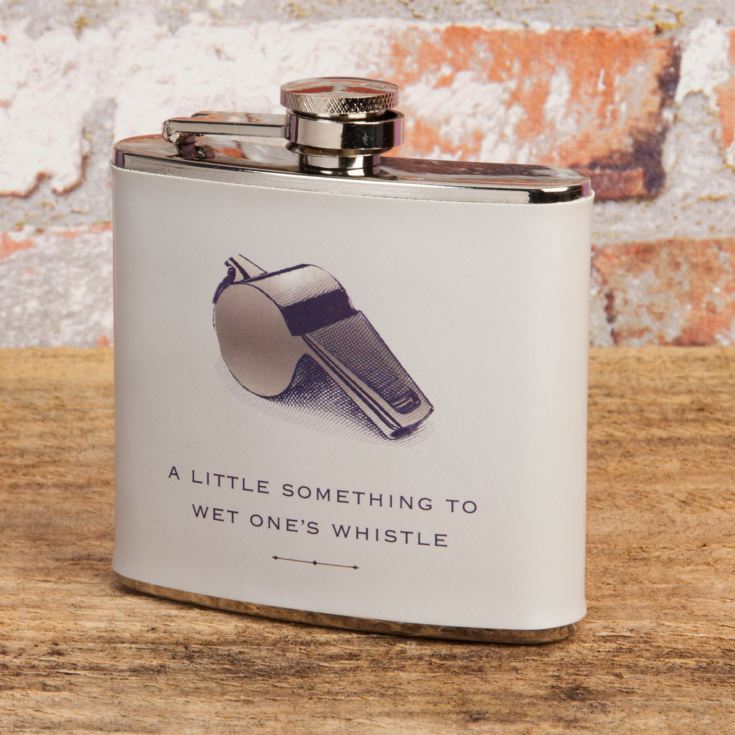 Emporium 5oz Hip Flask - Something to Wet Ones Whistle product image