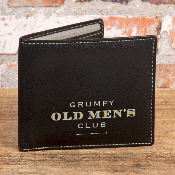 Emporium Leather Wallet - Grumpy Old Men's Club product image