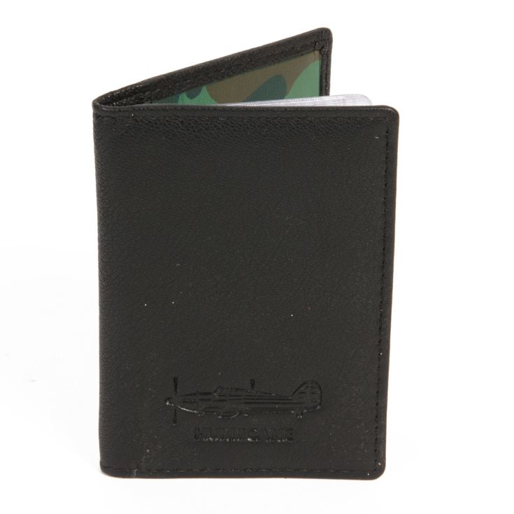 Military Heritage Leather Card Wallet - Hurricane product image