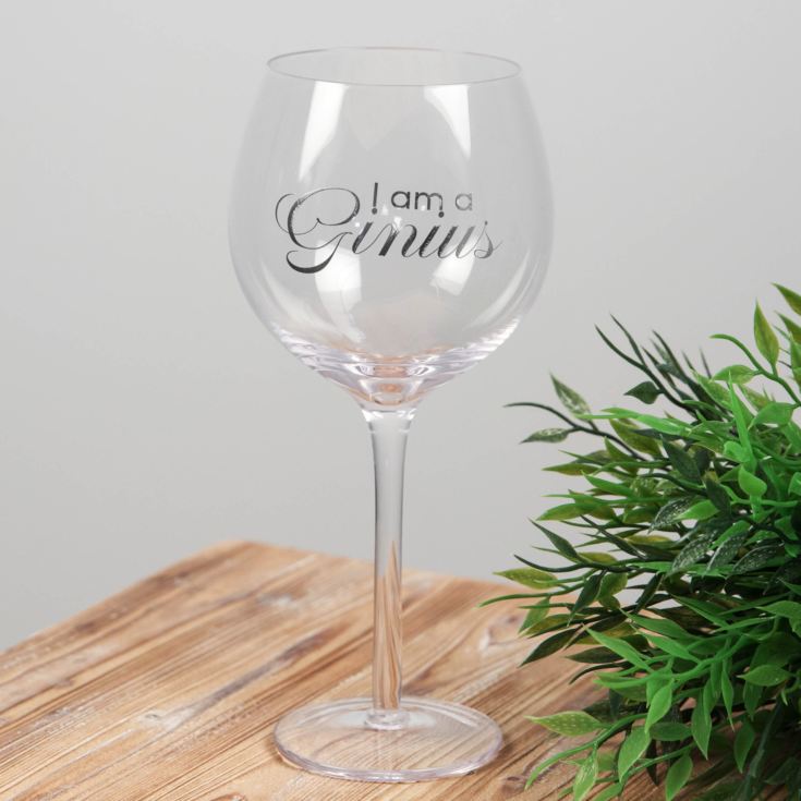I Am A Gin-ius - Gin Glass product image
