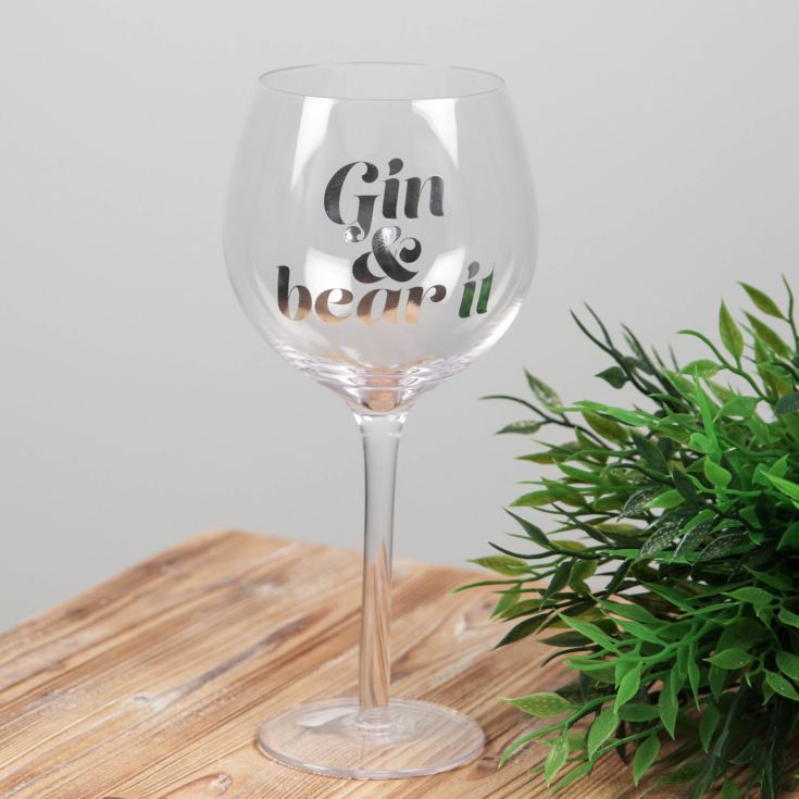 Gin and Bear It - Gin Glass product image