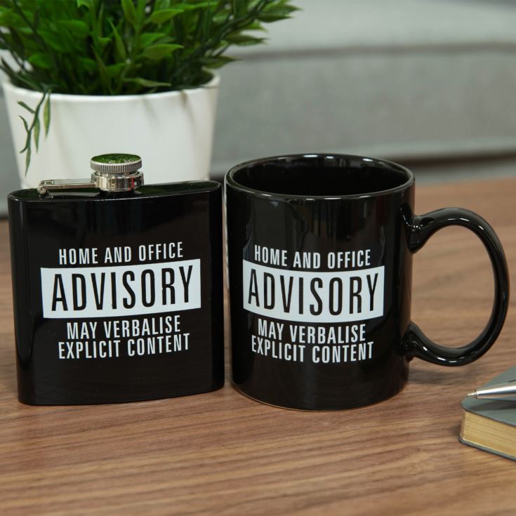 Ministry of Humour Mug & Hip Flask Set - Explicit Content product image