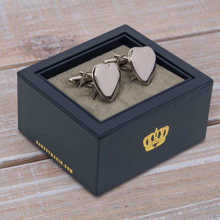 Harvey Makin Cufflink Set Heart Frames product image