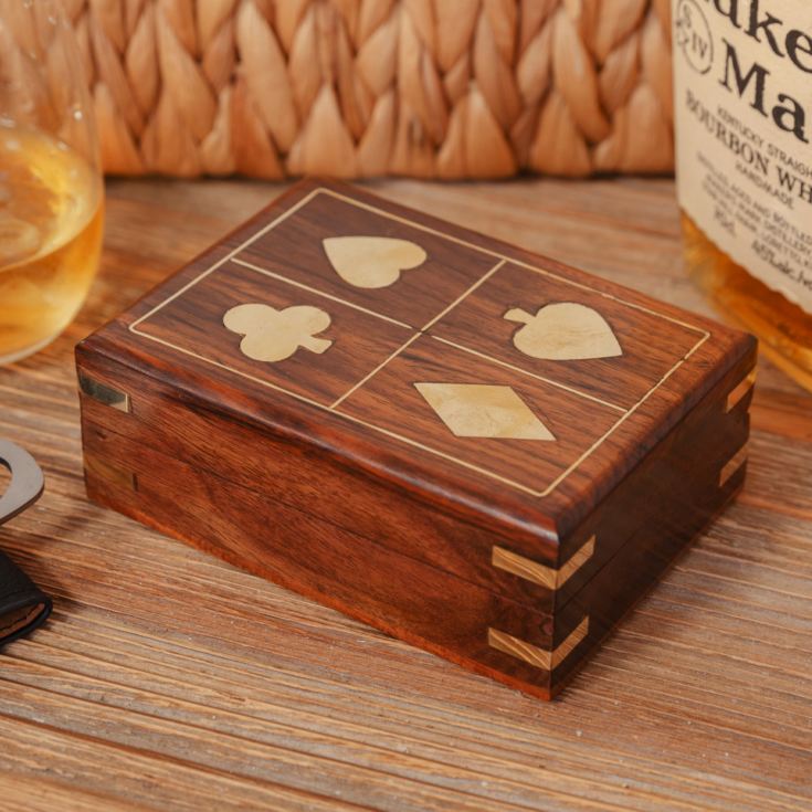 Harvey Makin Pack of Playing Cards In Wooden Box product image