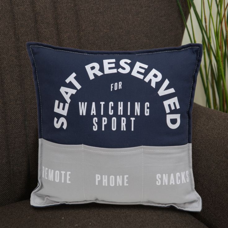 Armchair Supporters Society Pocket Cushion RESERVED 30cm product image