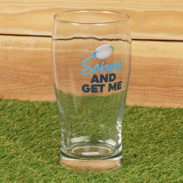 Armchair Supporters Society Pint Glass - Scrum & Get Me product image
