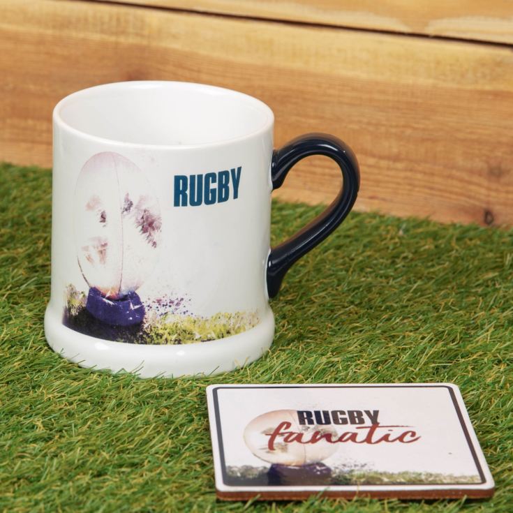 Armchair Supporters Society Mug & Coaster Gift Set - Rugby product image