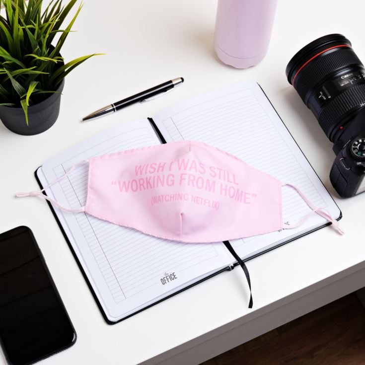 The Office Reusable Non Medical Pink Face Mask - WFH product image
