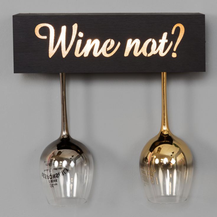 Brewmaster Wine Not Light Up Wine Glass Holder product image