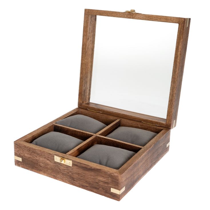 Harvey Makin Wooden Watch Box Holds 4 Watches product image