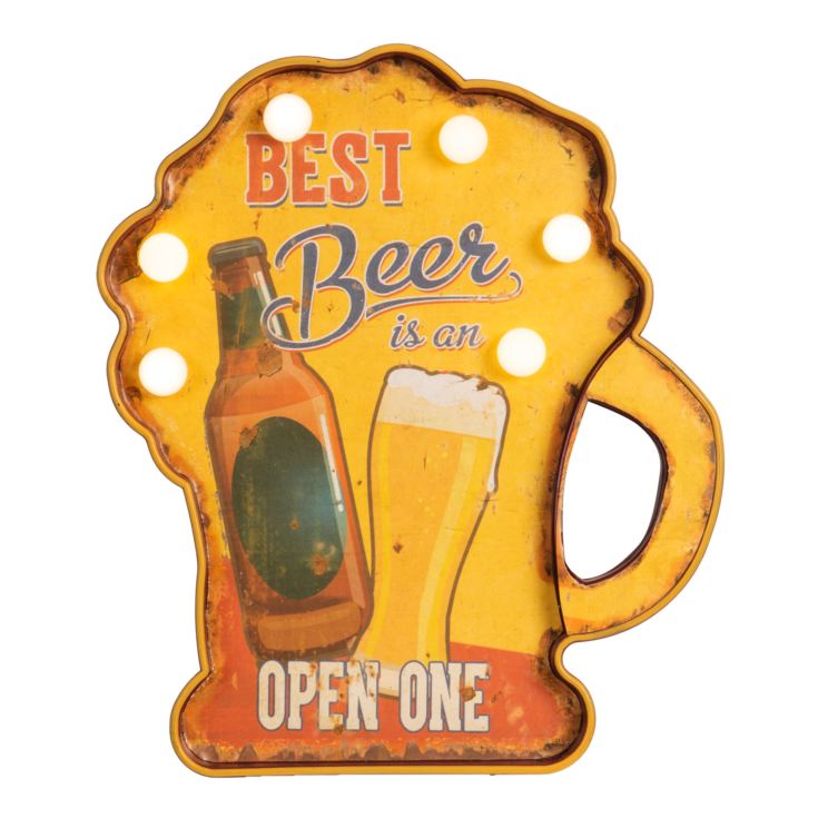 Brewmaster LED Marquee Light - Best Beer is an Open One product image