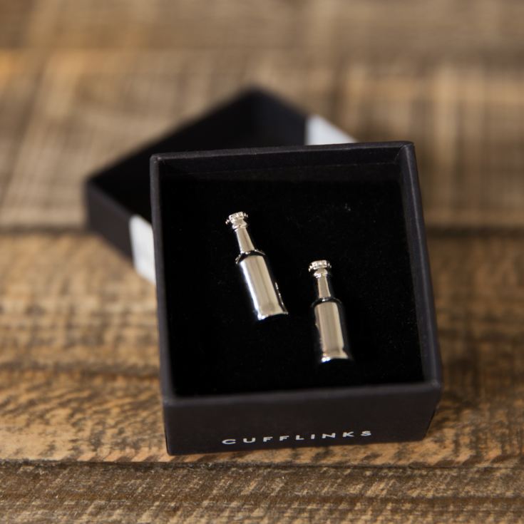 Brewmaster Beer Bottle Cufflinks product image