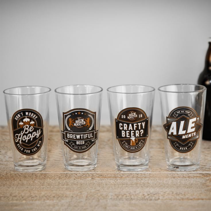 Brewmaster 4 Beer Glass Set product image