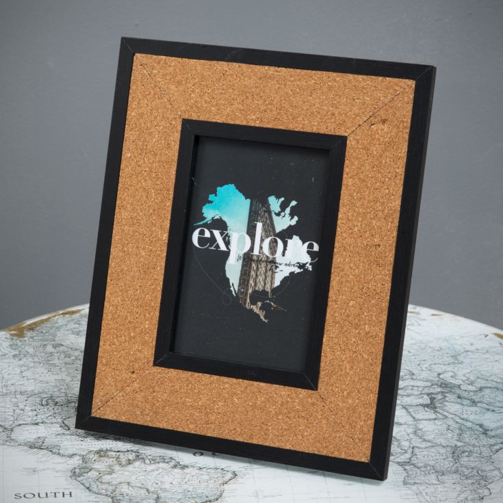 4" x 6" - Harvey Makin Cork Board Photo Frame product image