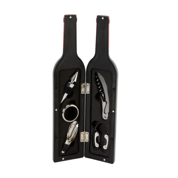 Harvey Makin Bar Set Large Wine Bottle Shape Corkscrew Set product image