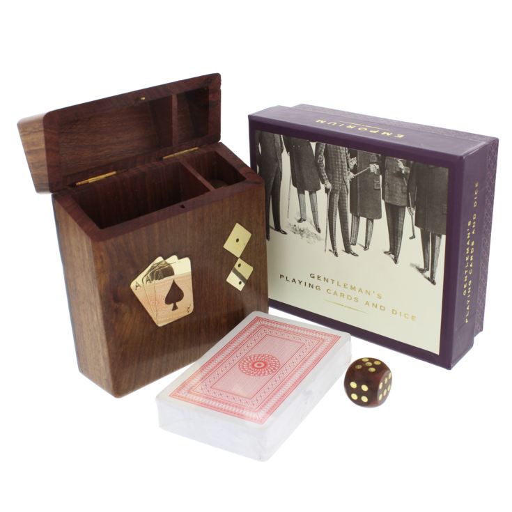 Emporium Playing Cards & Dice with Wooden Box product image