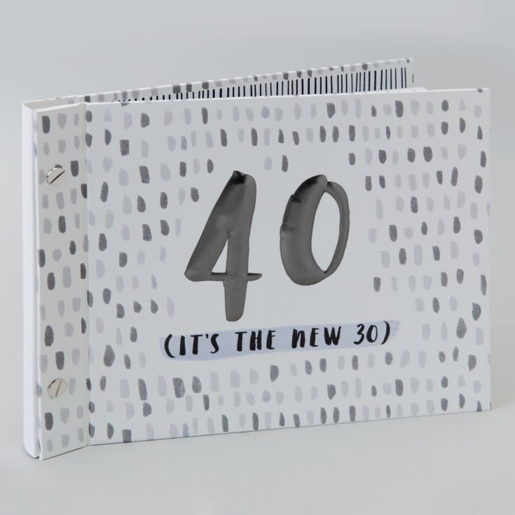 Luxe Male Birthday Guest Book & Photos - 40 product image