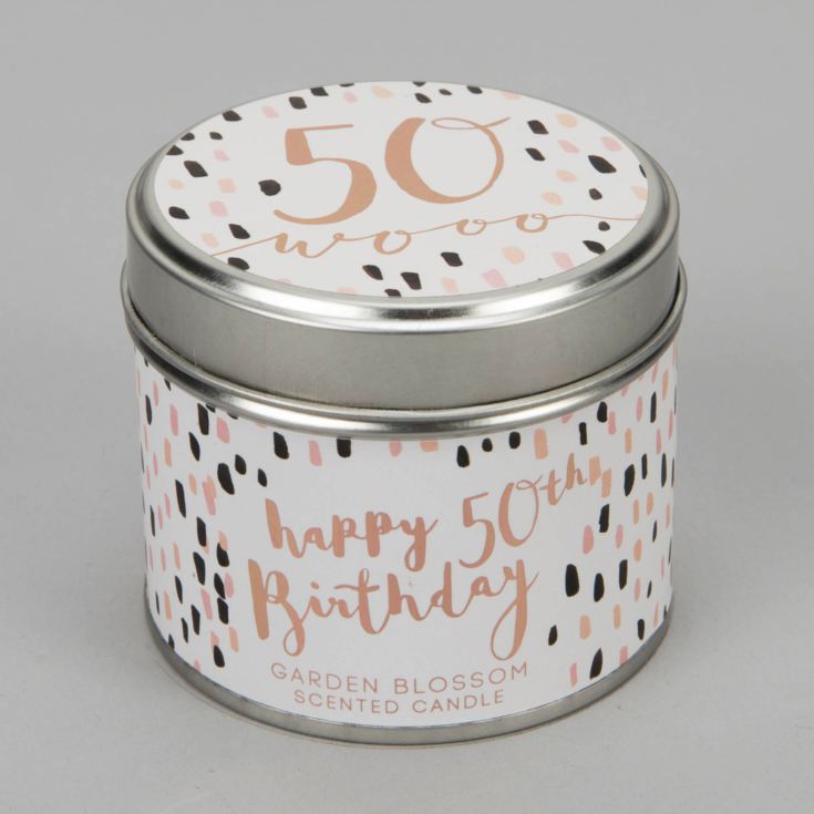 Luxe Candle in a Tin - 50 Birthday product image