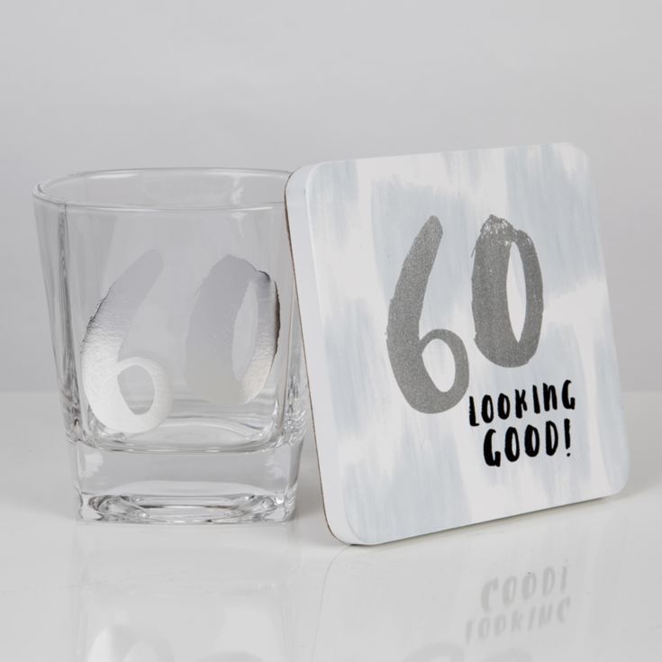 Luxe Whiskey Glass & Coaster Set - 60 product image