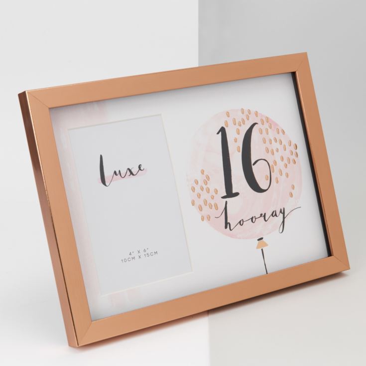 Luxe Rose Gold Birthday Frame 4" x 6" - 16 product image