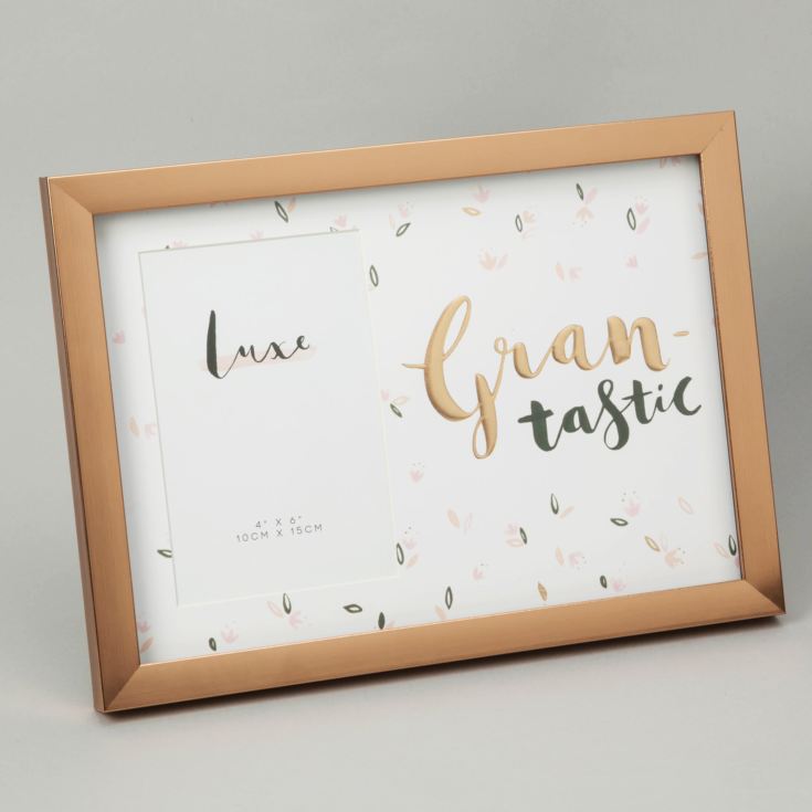 Luxe Rose Gold Birthday Frame 4" x 6" - Gran-tastic product image