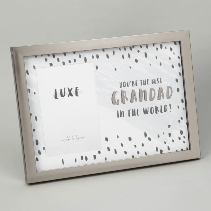 Luxe Birthday Photo Frame 4" x 6" - Grandad product image