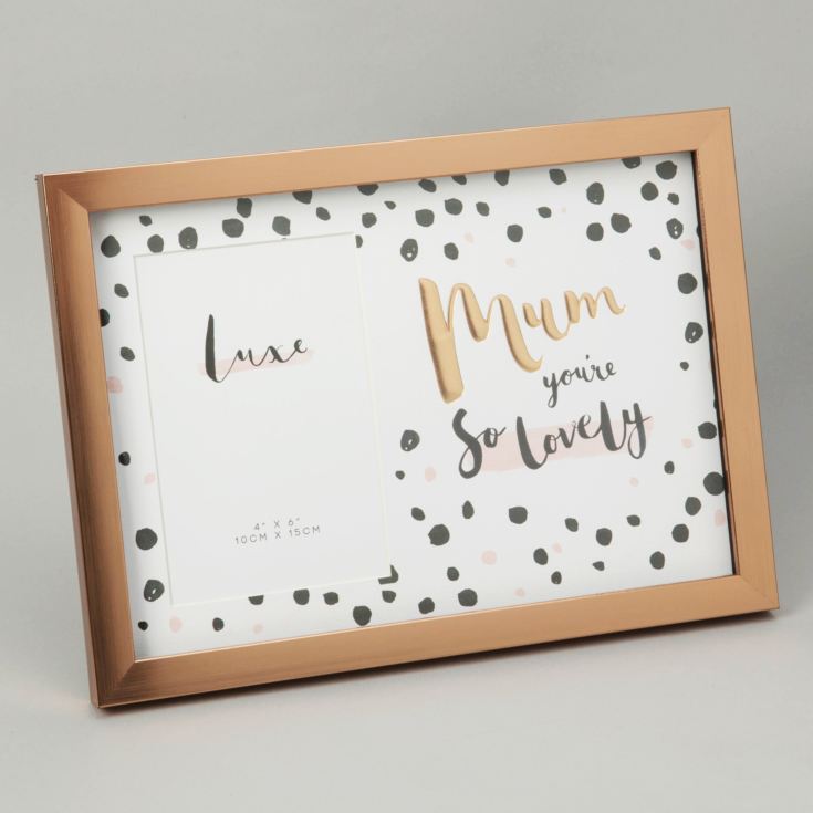 Luxe Rose Gold Birthday Frame 4" x 6" - Mum product image
