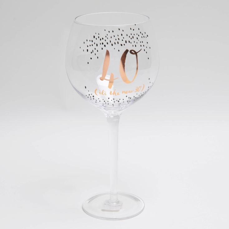 Luxe Birthday Gin Glass - 40 product image
