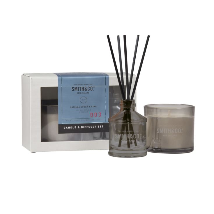 100g Candle & 40ml Diffuser Set - Vanilla Sugar & Lime product image