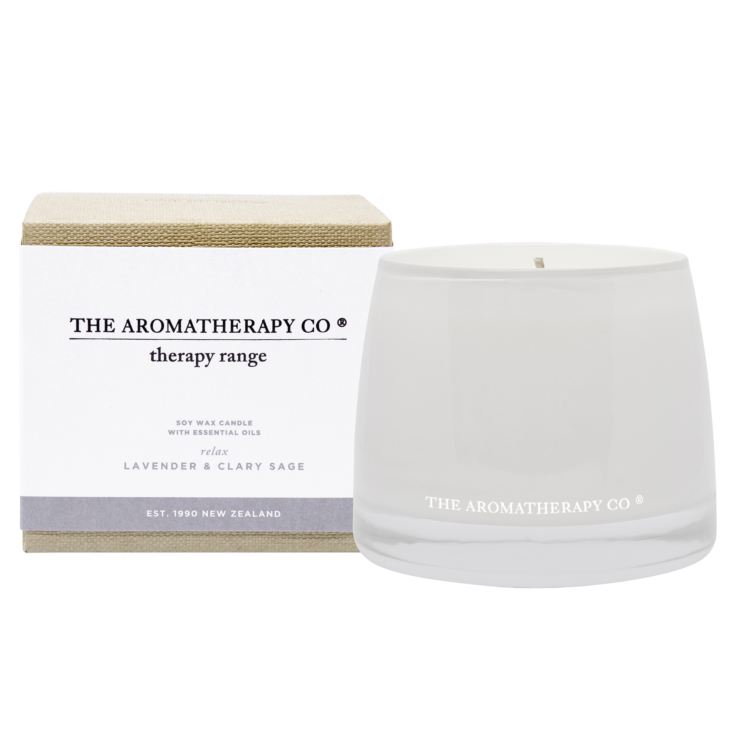 260g Relax Therapy Candle Lavender & Clary Sage product image