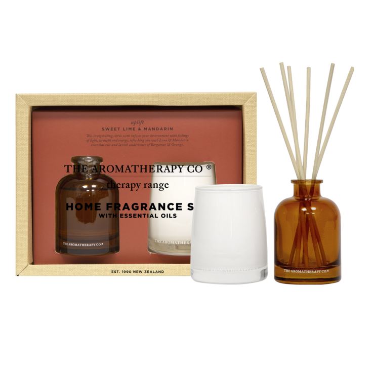 100g Candle & 50ml Diffuser Therapy Set - Lime & Mandarin product image