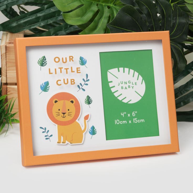 4" x 6" - Jungle Baby London the Lion Frame - Our Little Cub product image