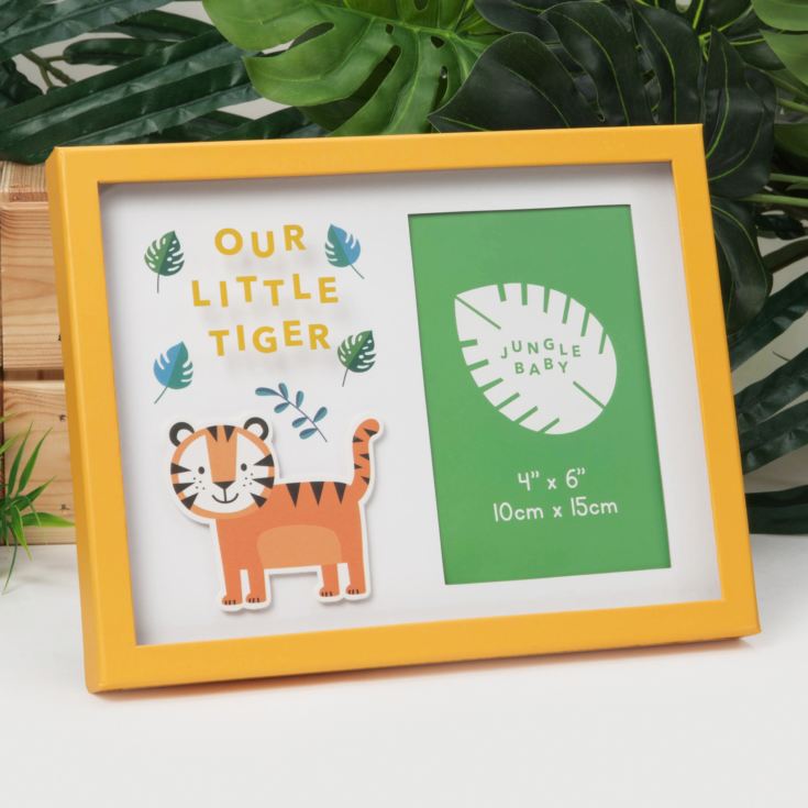 4" x 6" - Jungle Baby Paperwrap Frame - Our Little Tiger product image