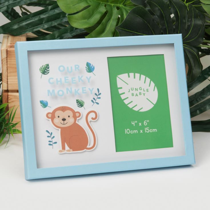 4" x 6" - Jungle Baby Paperwrap Frame - Our Cheeky Monkey product image