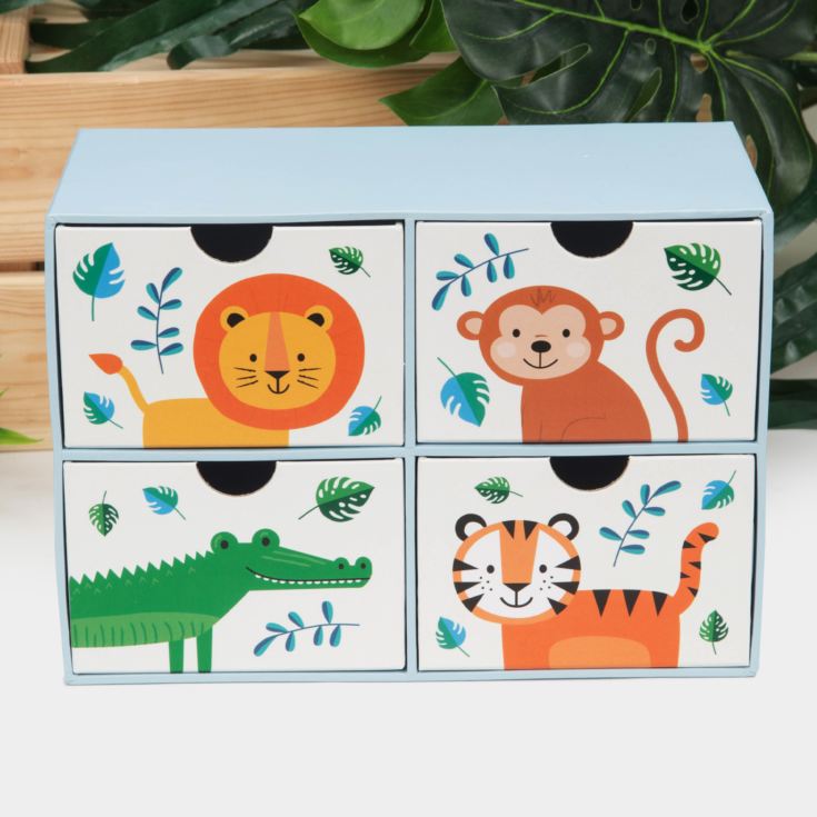 Jungle Baby Paperwrap 4 Drawer Storage Box product image