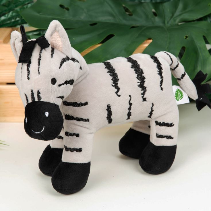 Jungle Baby Bristol the Zebra Plush Toy 21cm product image