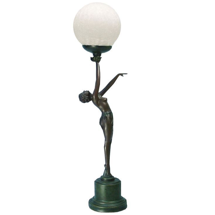 SHD24 Juliana Lady Light with arm up - Crackle Gls Globe Shd product image