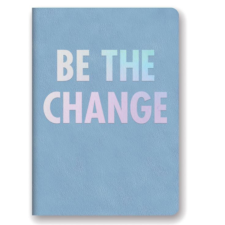 Studio Oh! Leatherette A5 Journal Blue - Be The Change product image