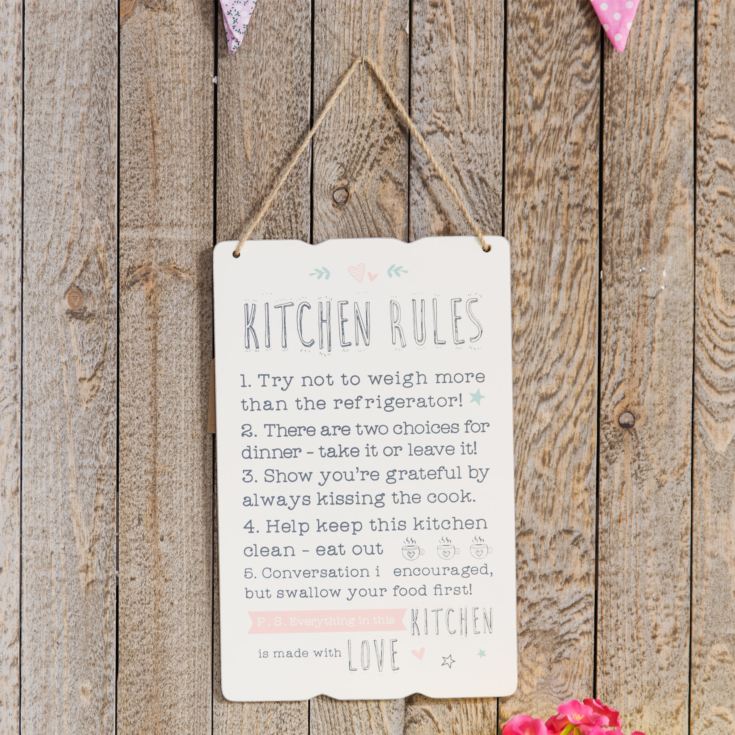 'Love Life' Rectangle Plaque - Kitchen Rules product image